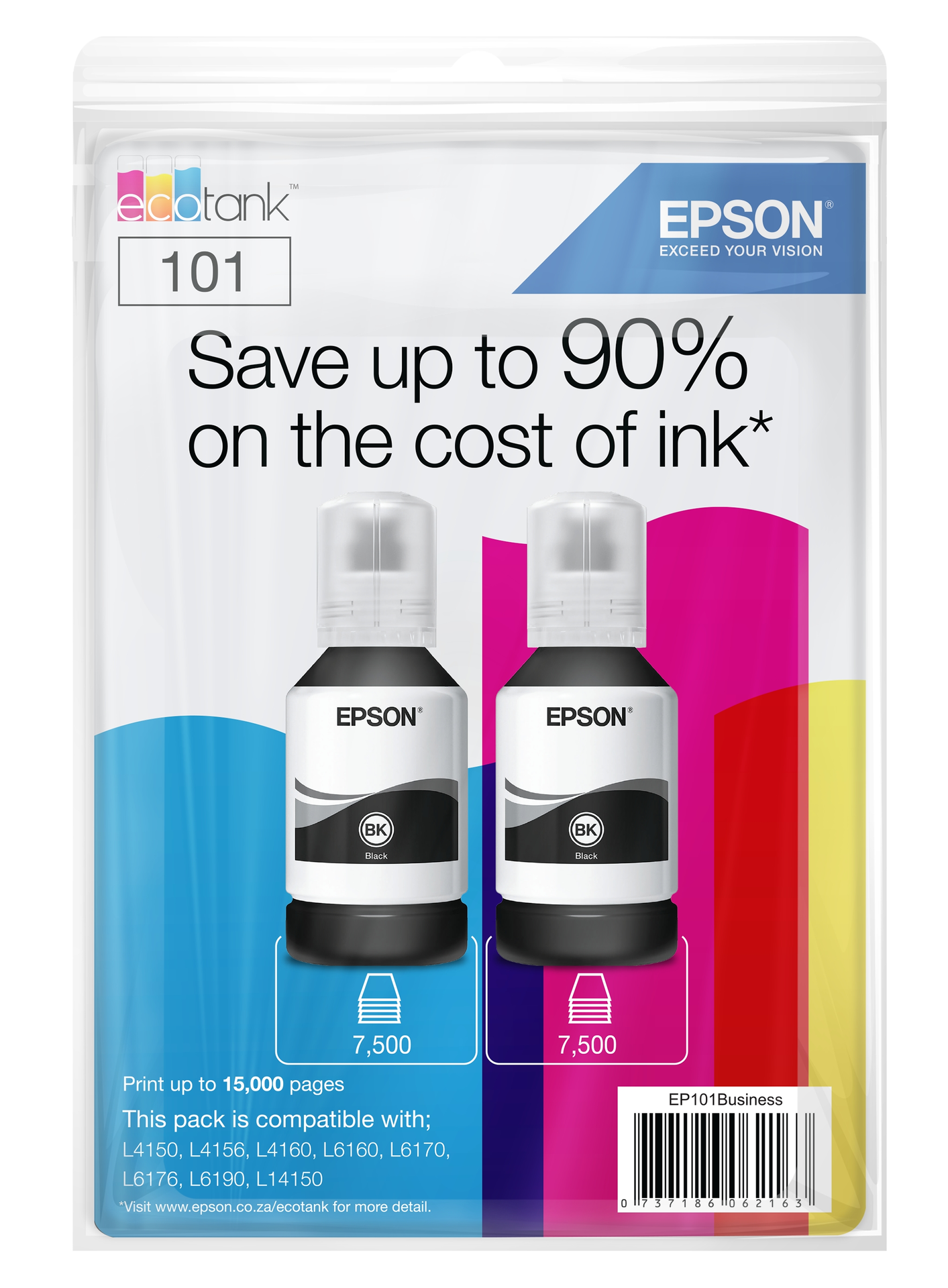 Epson 101 Ink Bundle - 2 Black Ink Only