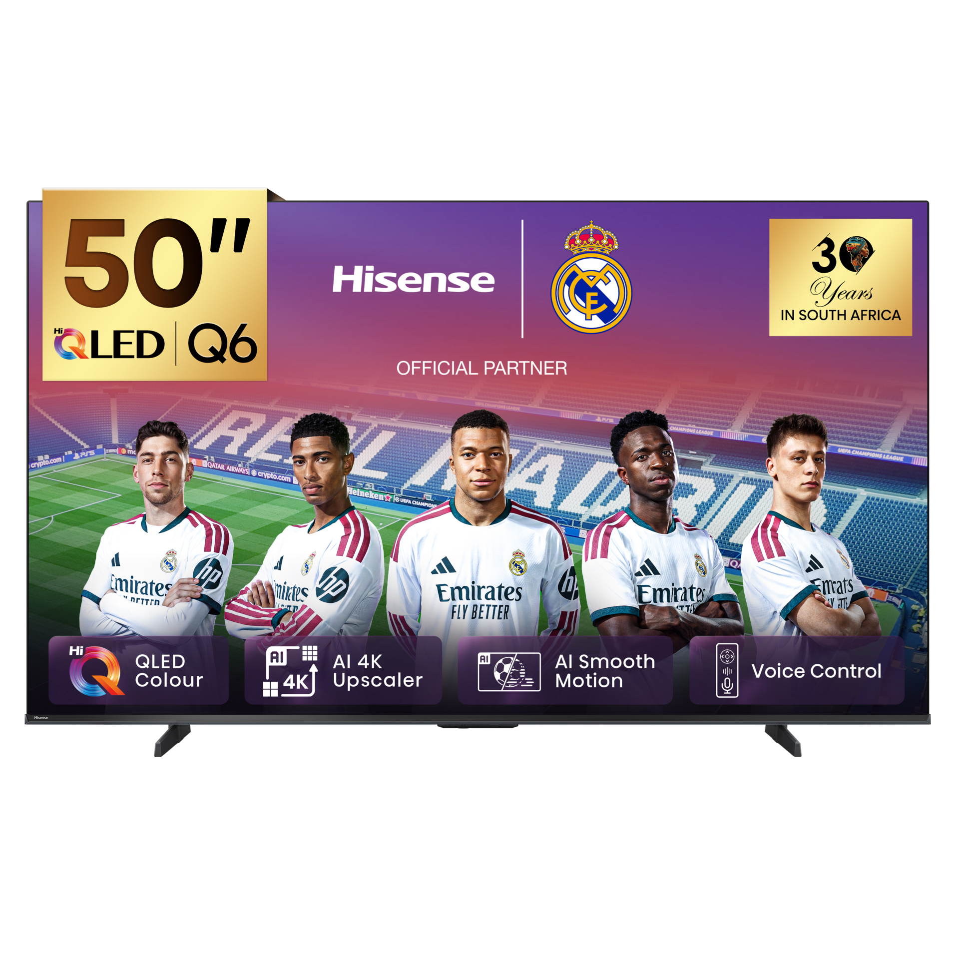 Hisense 50-inch QLED 4K TV-50Q6Q