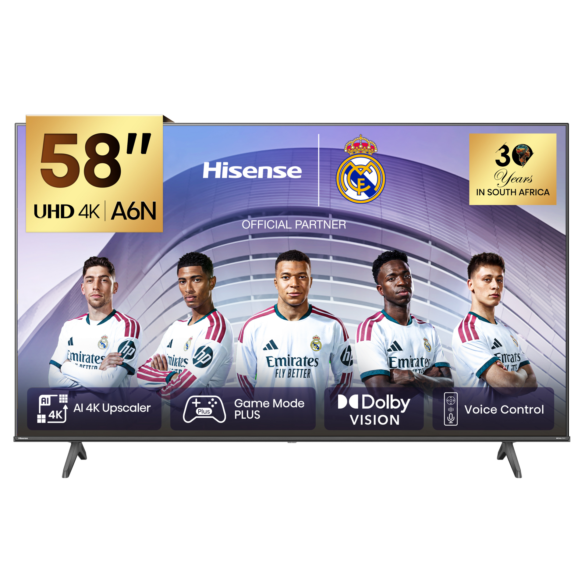 Hisense 58-inch Smart 4K UHD TV 58A6N
