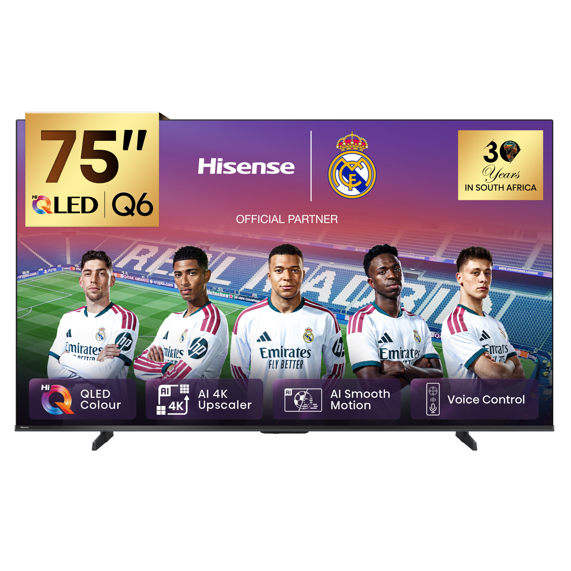 Hisense 75-inch QLED 4K TV-75Q6Q
