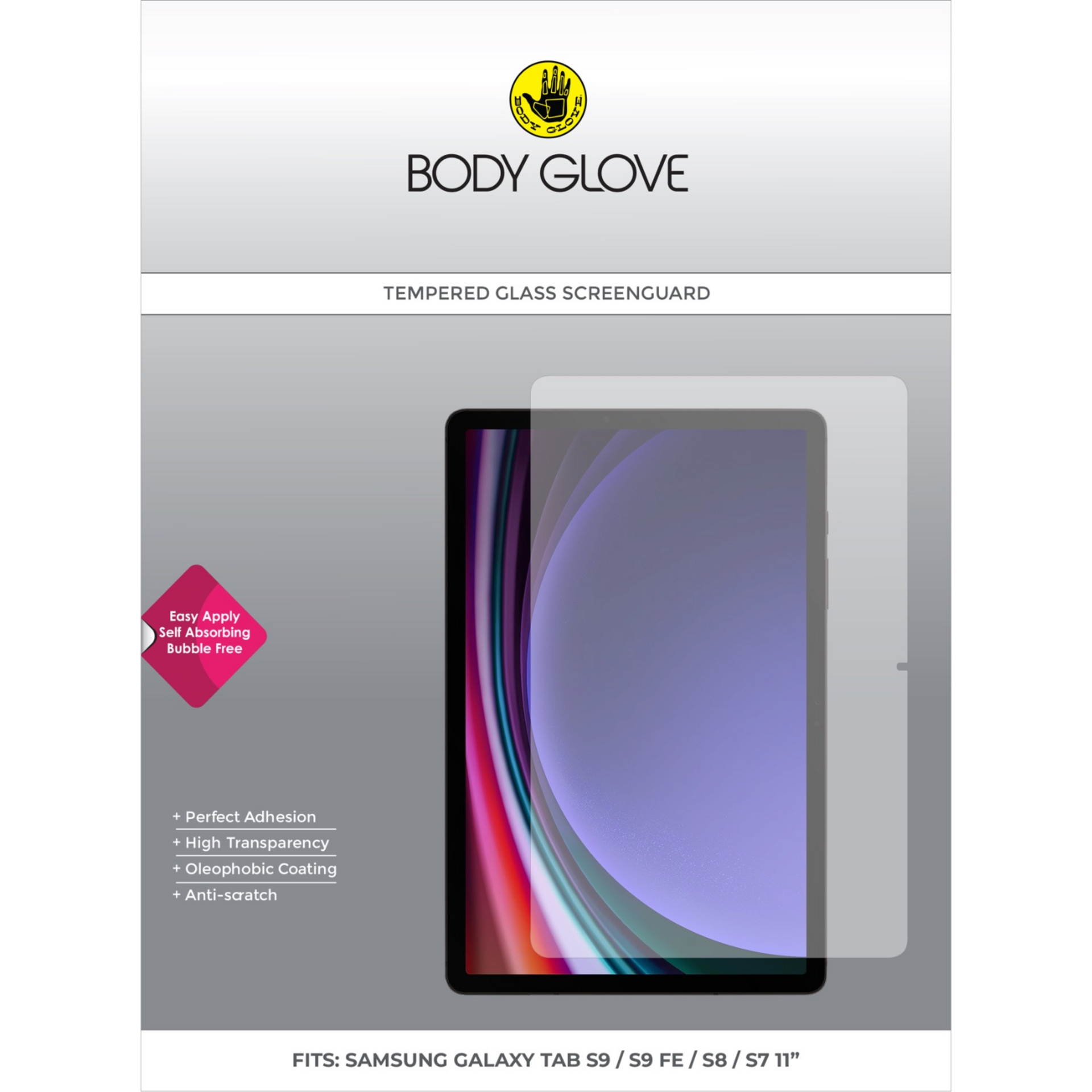 BodyGlove Samsung Galaxy Tab S11 S10LS10FS10 S9S9FE Screenguard