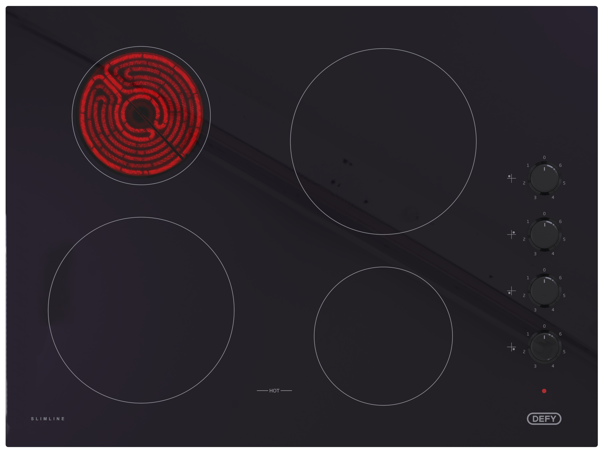 Defy Slimline Ceran Hob CP DHD411