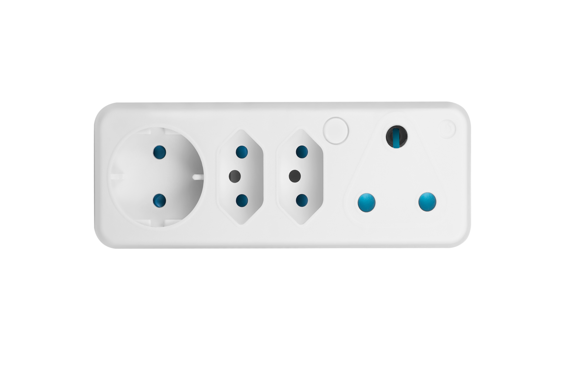 Switched Adaptor 3 Way SA Schuko Euro