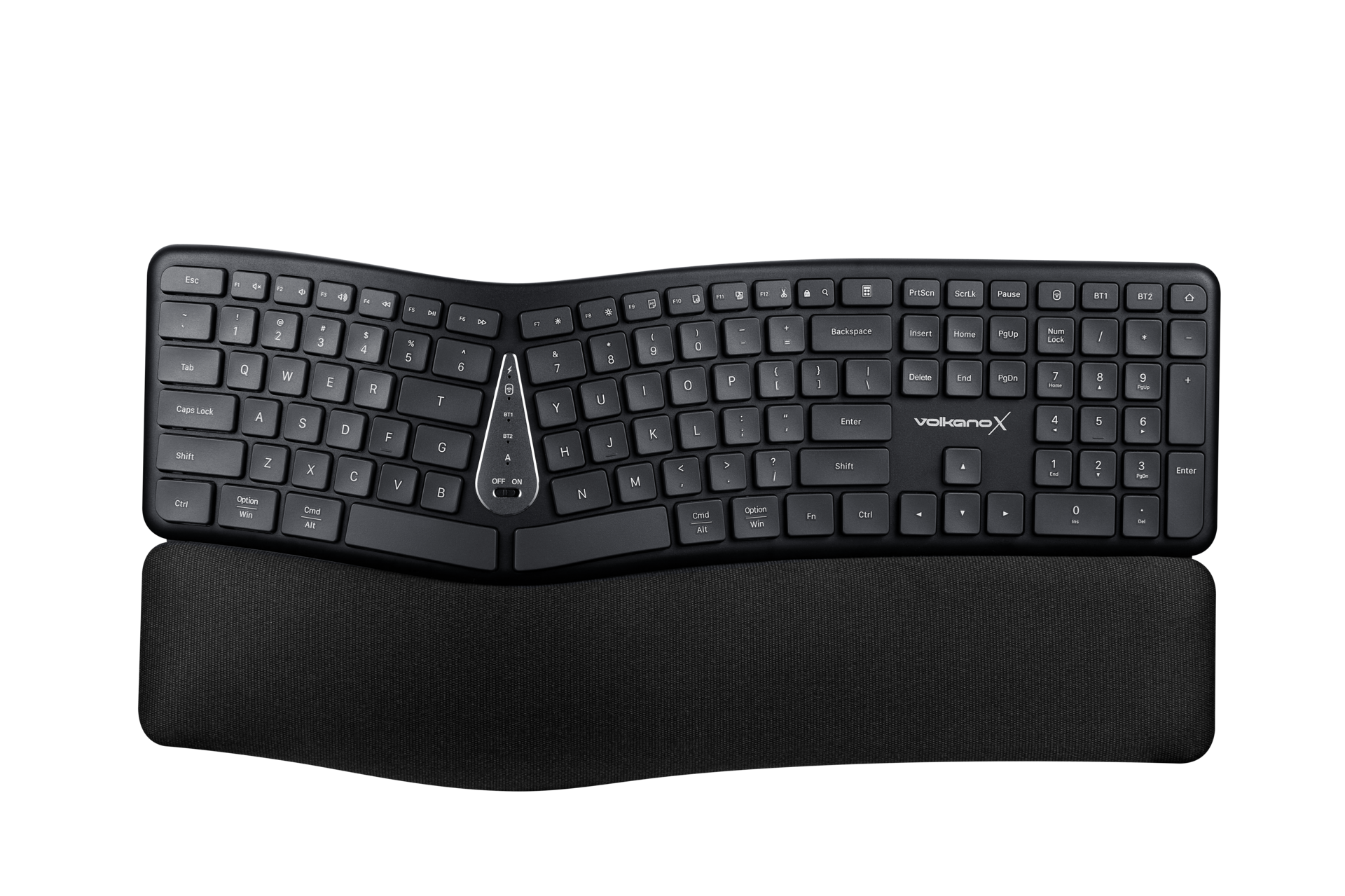 VolkanoX Ergo Bluetooth Keyboard – Type in Comfort & Style