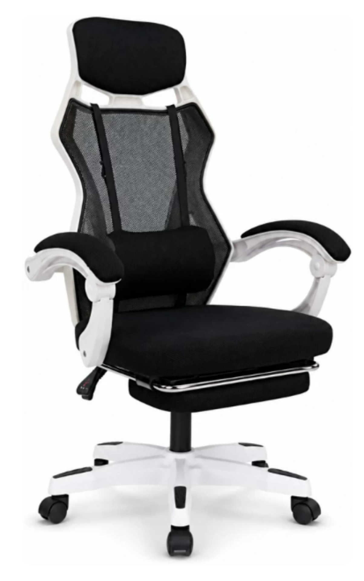 Fine Living PulseSeat Pro Gaming / Office Chair - Black / White