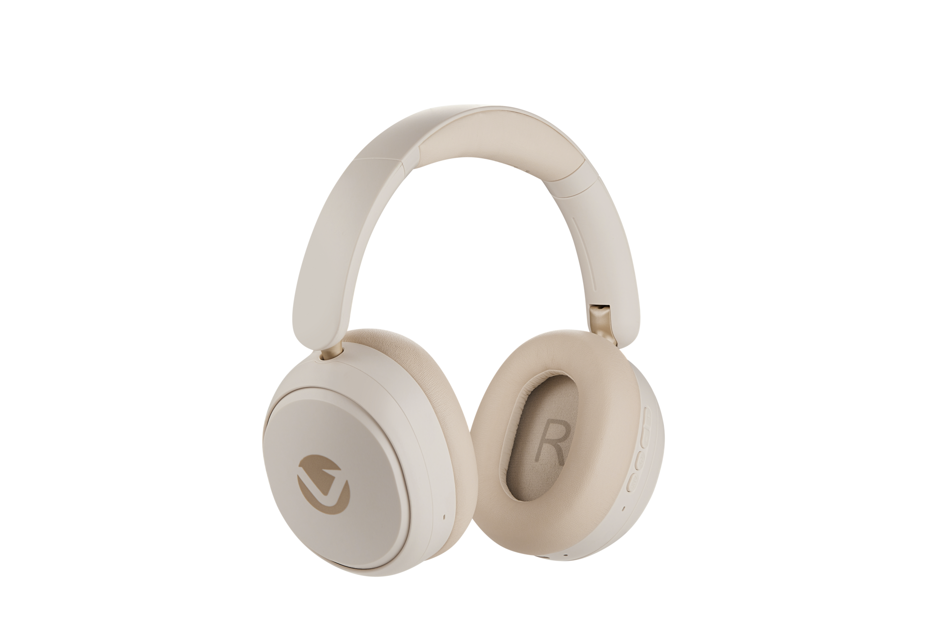 Volkano Lexi Bluetooth Headphones with Active Noise Canceling Nude