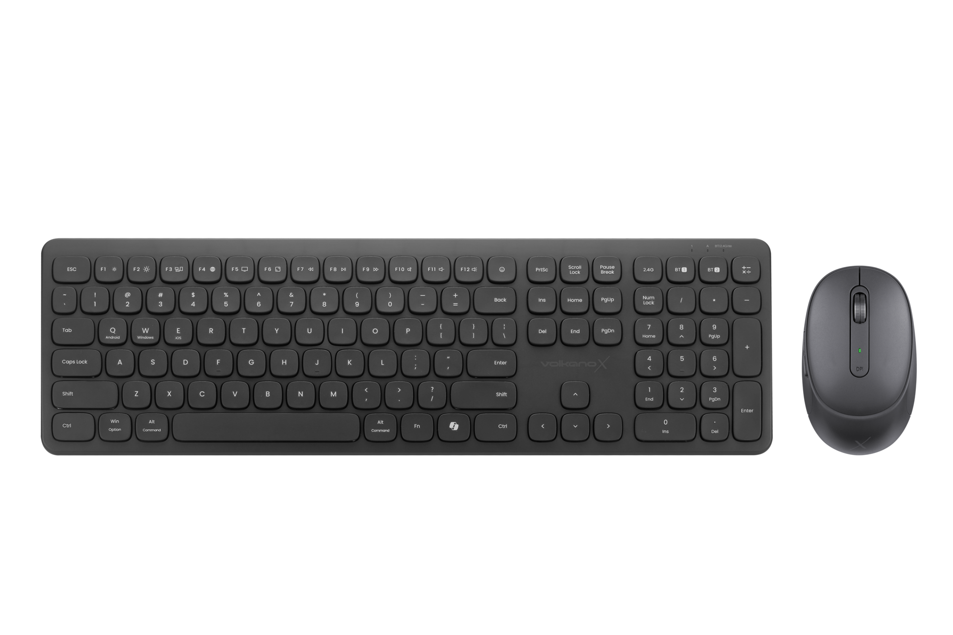 Volkano X Scorch BT Keyboard & Mouse Combo Graphite