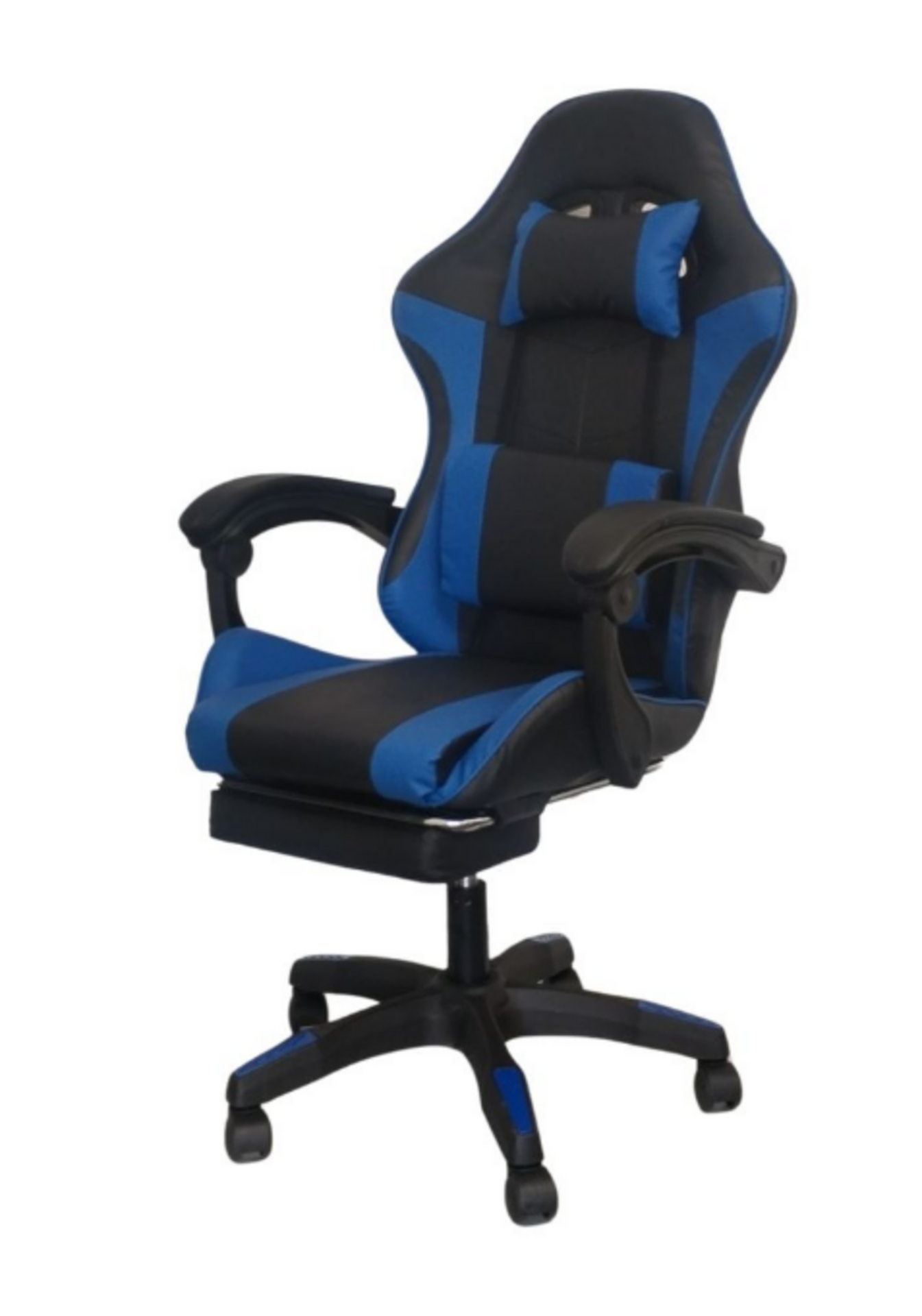 Fine Living SoundThrone Gaming Chair with Bluetooth Speakers - Blue & Black