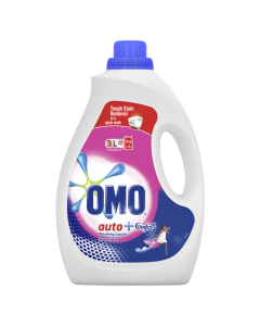 OMO Stain Removal Auto Washing Liquid Detergent with Comfort Freshness 3L