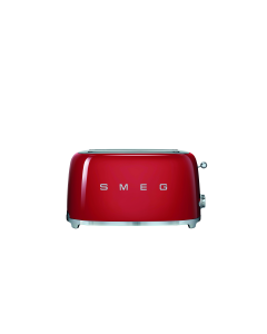 Smeg 50s Style Retro 4-Slice Toaster - Fiery Red