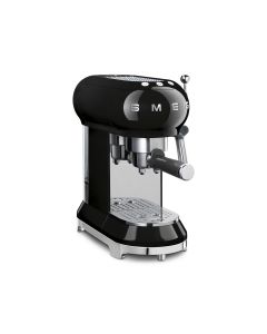 Smeg Retro Espresso Coffee Machine - Glossy Black