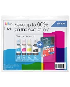 Epson 103 Ink Bundle - 4 Ink And Paper