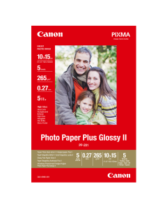 Canon Photo Paper PP-201 4X6 (10x15cm) 5 Sheets