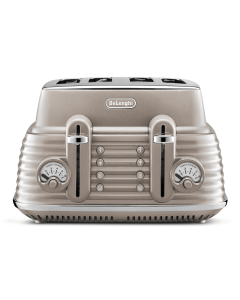 DeLonghi Scultura Selections Electric Toaster Clay Beige CTZS4003.BG