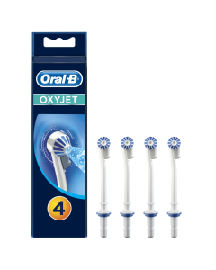 Oral B Replacement Brush Heads Cordless Irrigator Aquacare 4 Pack