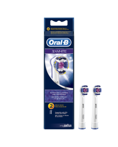 Oral B Replacement Heads 3D White 2 Pack