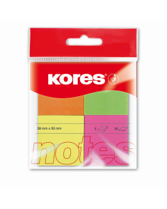 Kores Multicolour 40x50mm Neon Notes