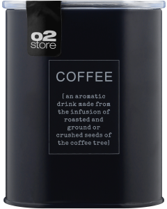 O2 Store Coffee Cannister Navy