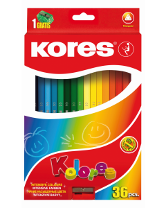 Kores Kolores Coloured Pencils Crayons 36'S