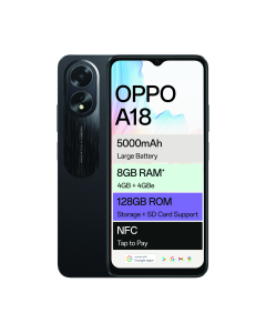 OPPO A18 128GB Dual SIM Black