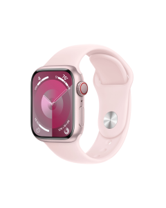 Apple Watch S9 GPS Cell 41mm Pink Alu Case Lt Pink Sports Band SM