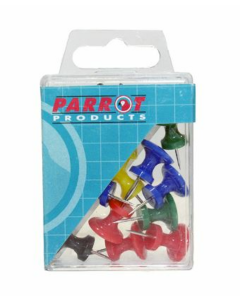 Parrot Giant Push Pins Boxed 15 Assorted