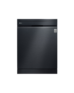 LG 14pc Matte Black Quadwash Dishwasher with Truesteam DFB325HM