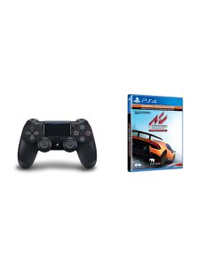 PS4 DS4 Black Control+Assetto Corsa Ultimate Edition (PS4)