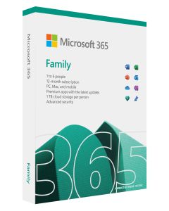 MICROSOFT 365 FAMILY - 1 YR SUBSCRIPTION