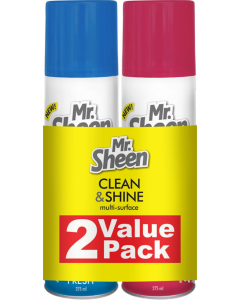 Mr Sheen Multi Surface Cleaner Banded Pack 2 X 300ml