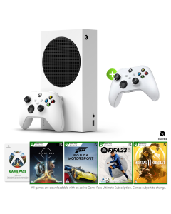 Xbox Series S 512GB + Game Pass + Robot White Controller