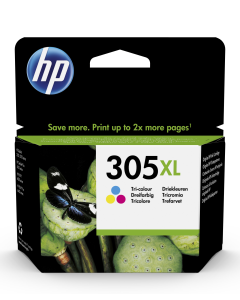 HP 305XL High Yield Tri-color Original Ink Cartridge - HP 2720/4120