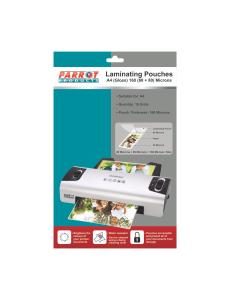 Parrot Laminating Pouch A4 10 Pack