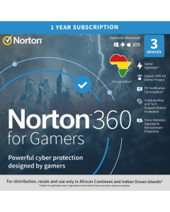 Norton Protection For Gamers 1 User 3 Devices