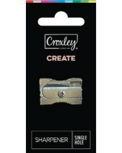 CROXLEY Metal Pencil Sharpener Carded