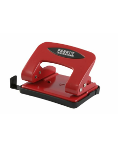 Parrot Steel Hole Punch 20 Sheets Red