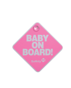 Safety 1st Baby On Board Pink