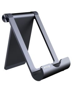 Snug Aluminium Mini Foldable Phone And Tablet Stand Grey