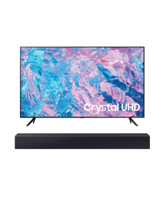 Samsung 65-inch UHD Smart TV + Soundbar - 65CU7000