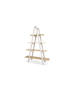 Tower Shelve, White and Beige