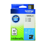 Brother LC535XLC Cyan Ink for DCPJ105 and MFCJ200