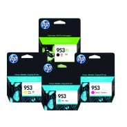 HP 953XL Blk and Colour Bundle 4 Pack