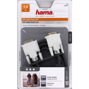Hama DVI Dual Link Cable Double Shielded 1.8M