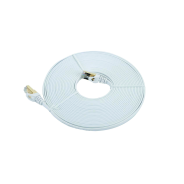 VolkanoX Giga Series Cat 7 Ethernet Cable 25m White Gold Tips