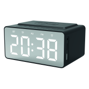 Snüg 15w Bluetooth Speaker Clock Radio & Wireless Charger