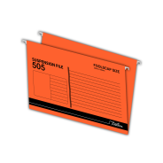Treeline Suspension File Foolscap Orange Box of 25