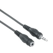Hama 3.5mm Extender Cable PLG-SKT Stereo 2.5m