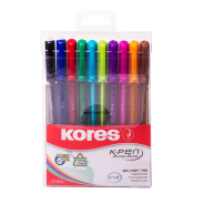 Kores K1 Medium Pens Set Of 10 Colours