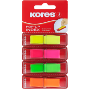 Kores Pop Up Index Strips 4 Colours