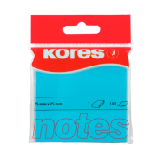 Kores Neon Blue Notes 75X75mm 100 Sheet